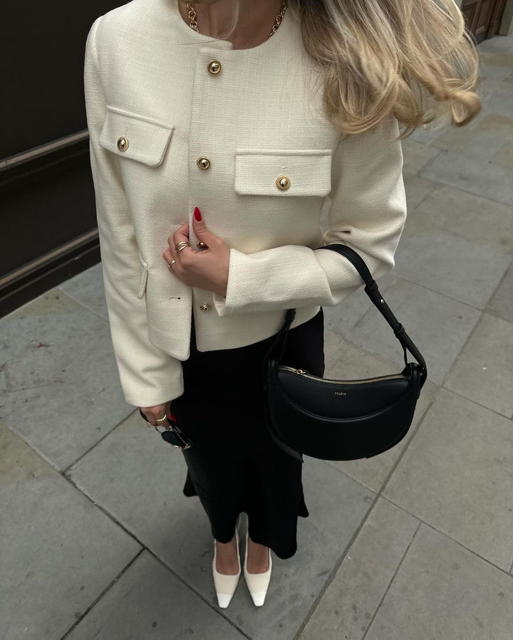 Vintage Cropped Jacket - Retro Style