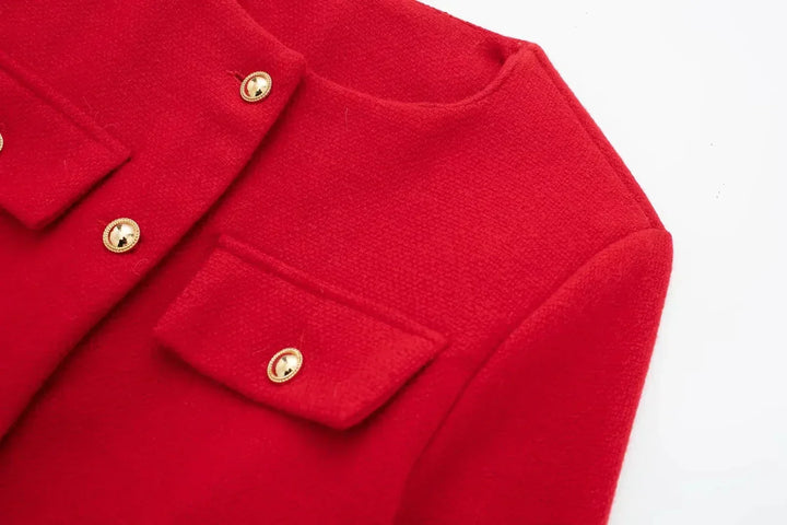 Vintage Cropped Jacket - Retro Style