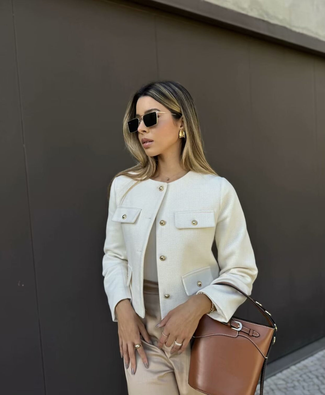 Vintage Cropped Jacket - Retro Style