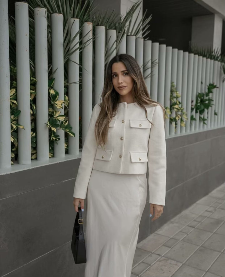 Vintage Cropped Jacket - Retro Style