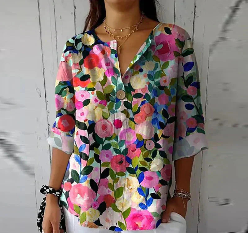 Women's French Vintage Blouse-MODAUTLET