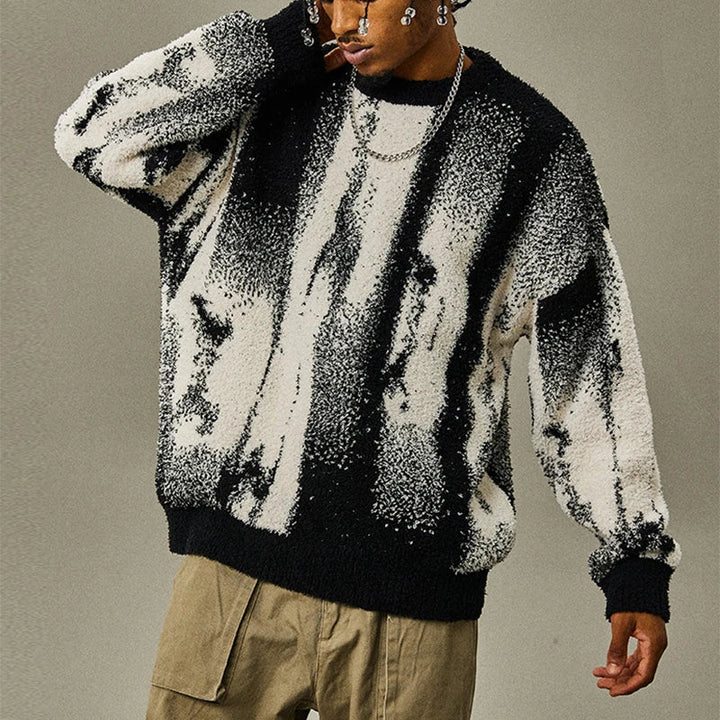 Vintage Pullover Sweater Black