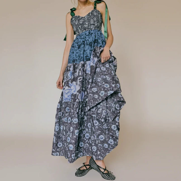Women's Vintage Maxi Dress-MODAUTLET