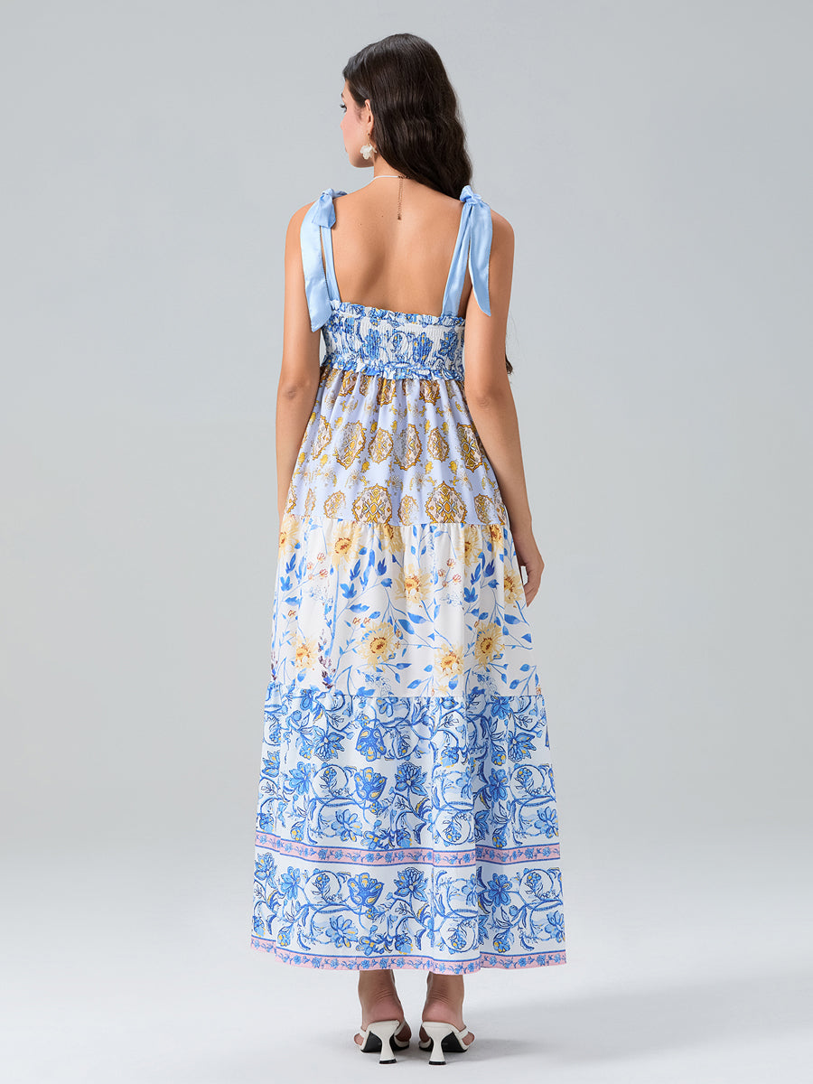 Women's Vintage Maxi Dress-MODAUTLET