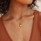 Elegant Heart-Shaped Pendant Necklace
