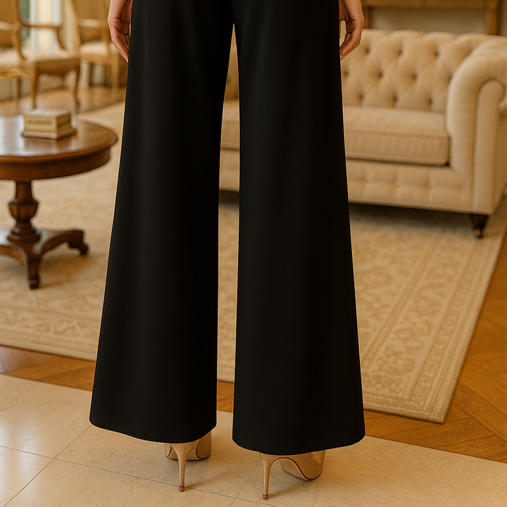 Women's Wide Hem Taper Pants-MODAUTLET