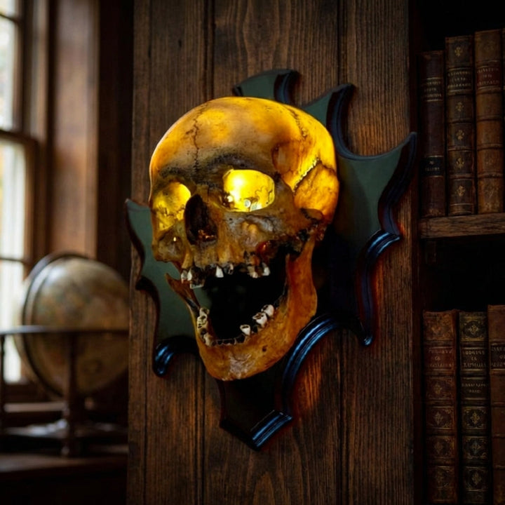Halloween's LED Glow Skull Nightlight with Sound Module