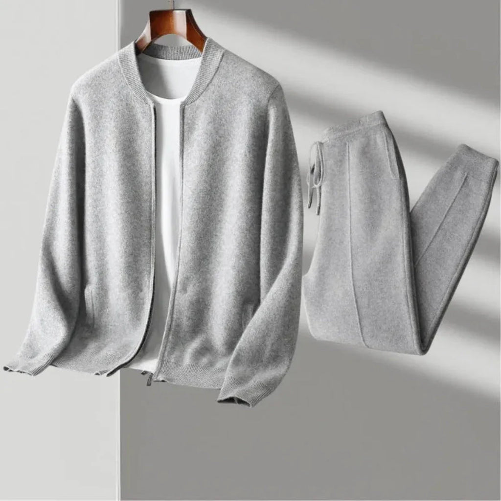 Merino Wool Matching Set Light Gray