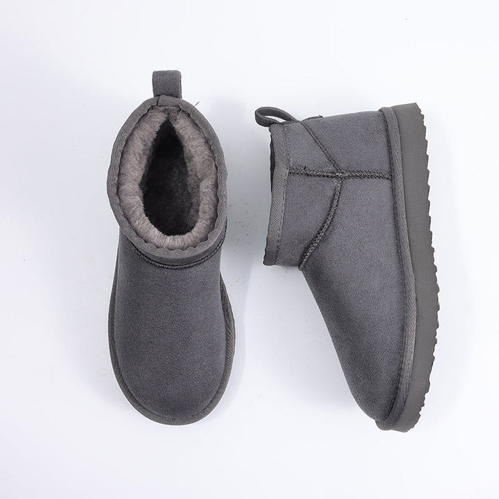 Waterproof Fuzzy Snow Boots For Women Winter Warmth