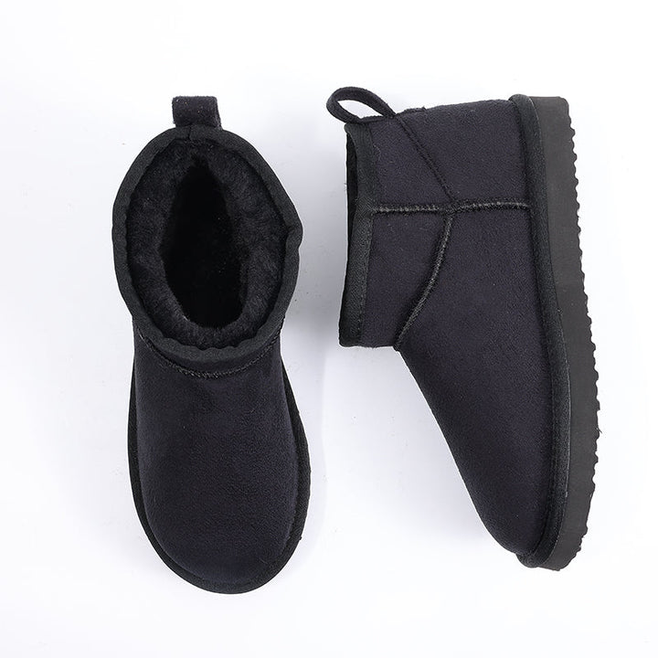 Waterproof Fuzzy Snow Boots For Women Winter Warmth