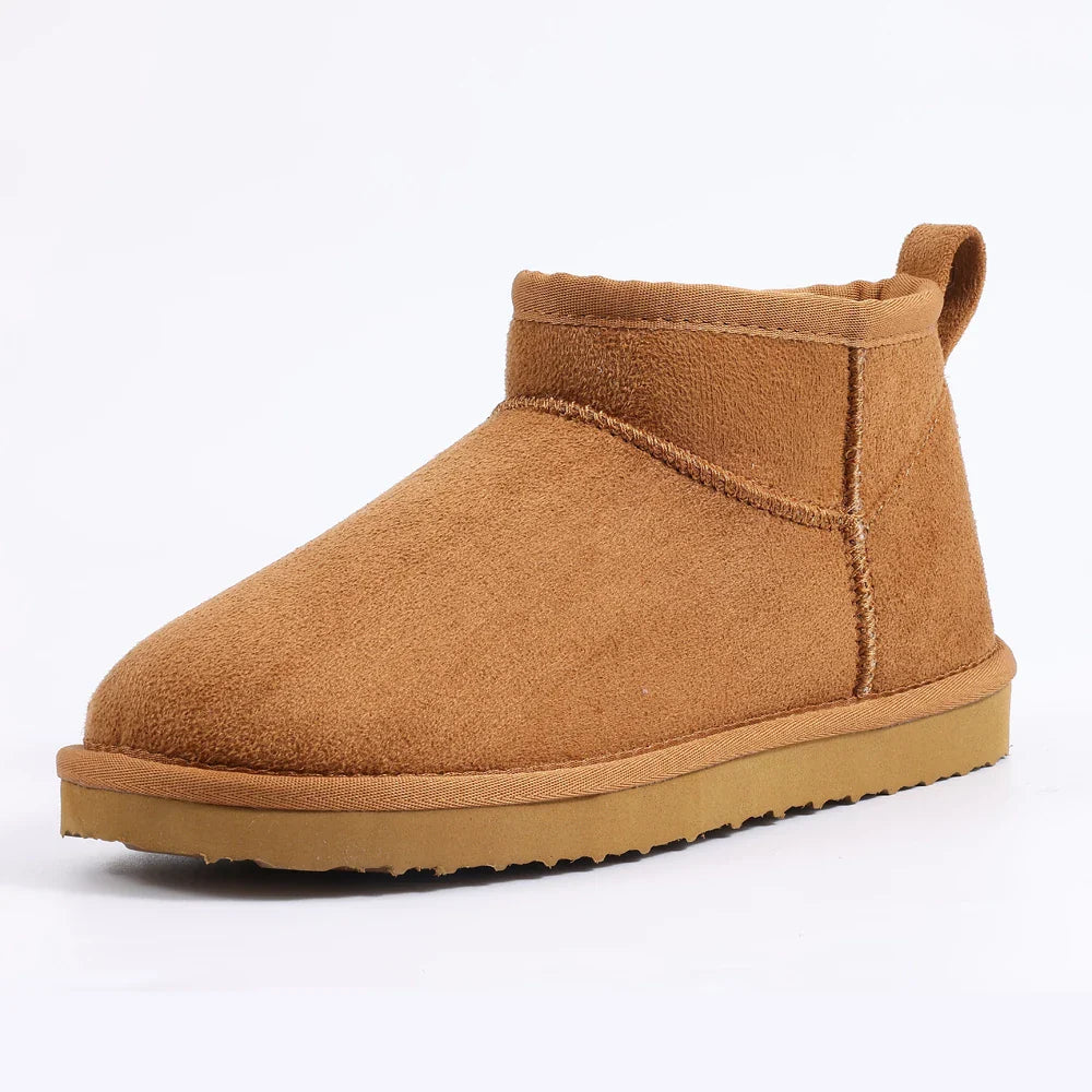 Waterproof Fuzzy Snow Boots For Women Winter Warmth
