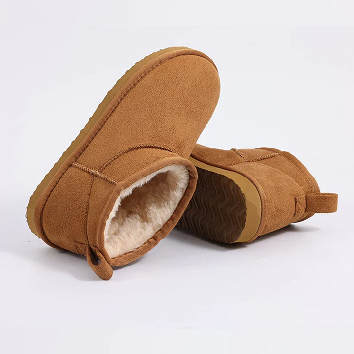 Waterproof Fuzzy Snow Boots For Women Winter Warmth