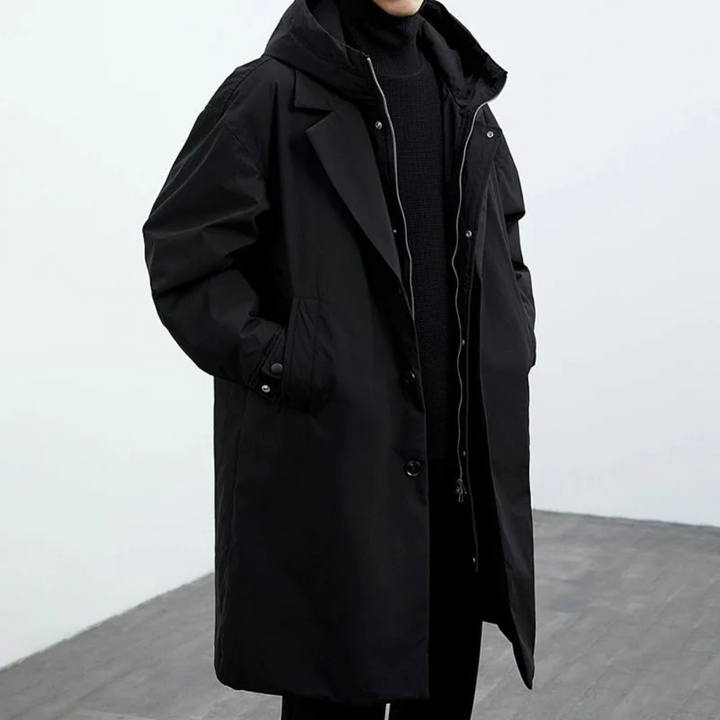 Waterproof Hooded Jacket with Pockets