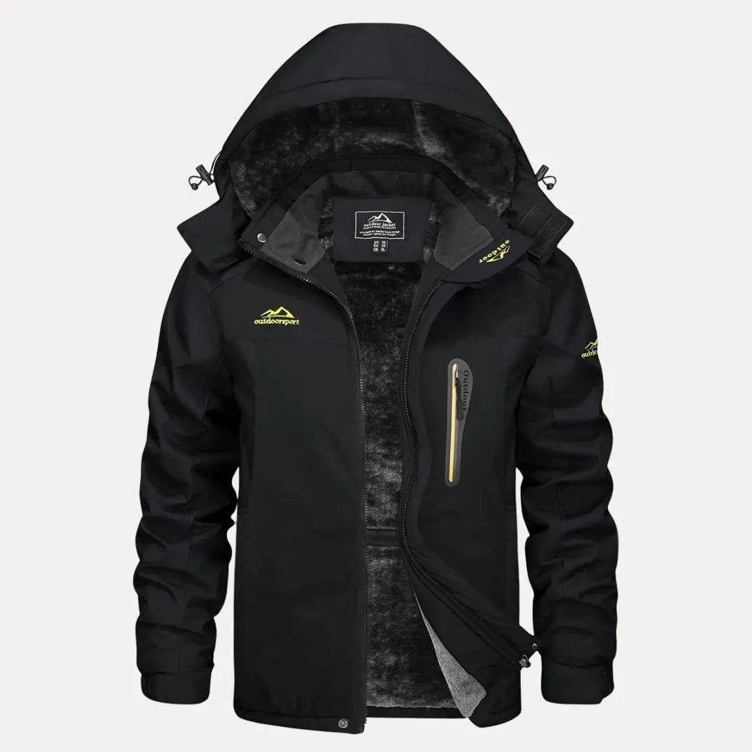 Waterproof Insulated Jacket for Ultimate Protection Black