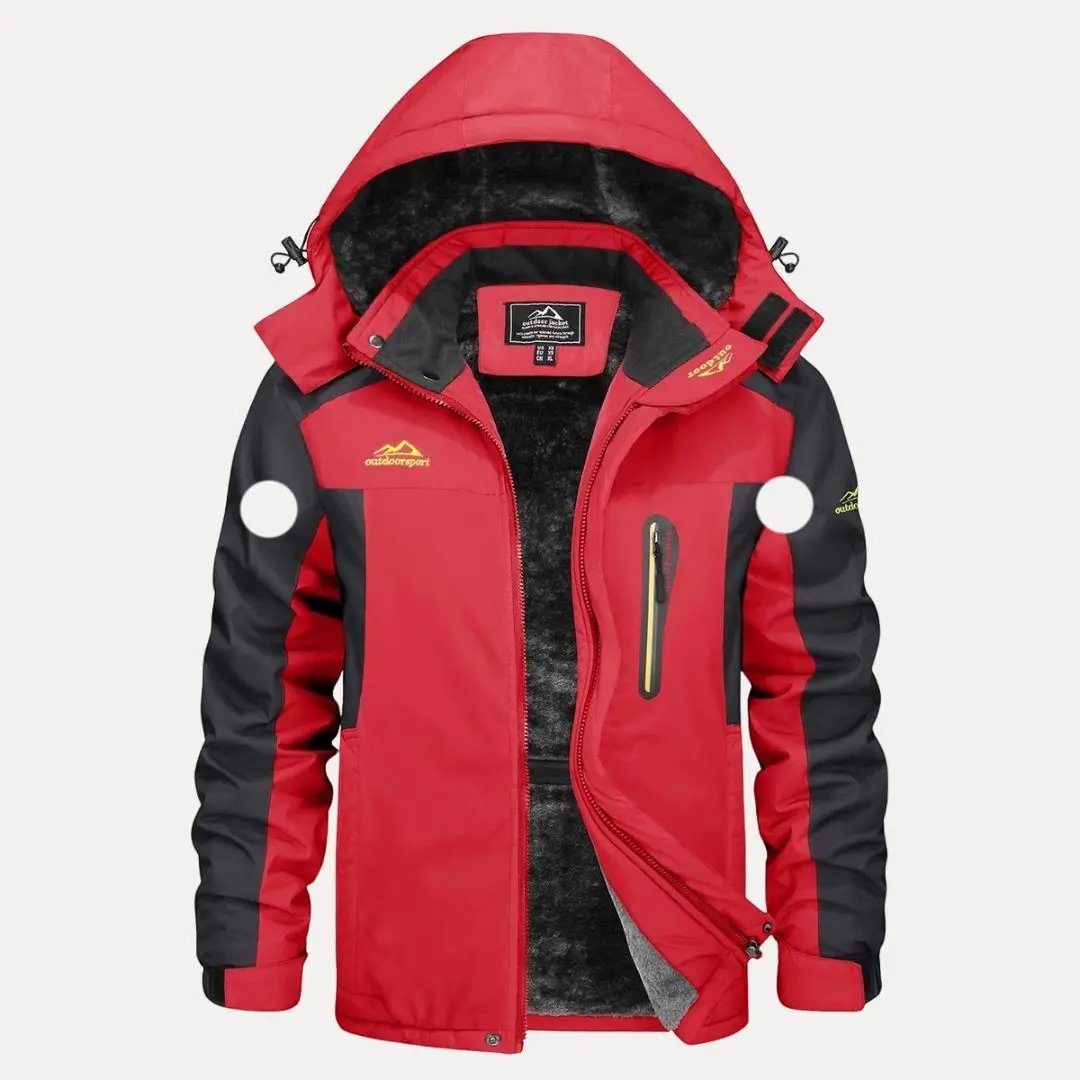 Waterproof Insulated Jacket for Ultimate Protection Red