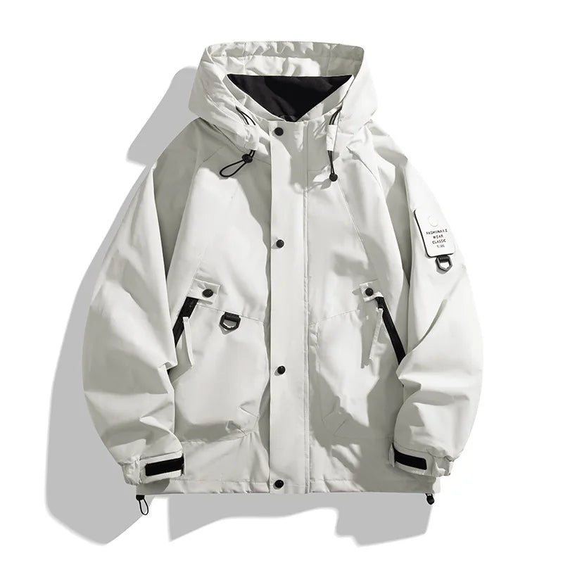Waterproof Outdoor Jacket White