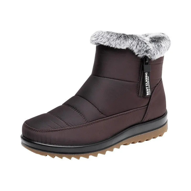 Women's Stylish & Comfortable Mid-Calf Waterproof Winter Boots-MODAUTLET