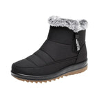 Women's Stylish & Comfortable Mid-Calf Waterproof Winter Boots Black