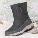 Women's Waterproof Winter Snow Boots – Warm & Non-Slip Comfort Grey