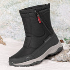 Women's Waterproof Winter Snow Boots – Warm & Non-Slip Comfort Black