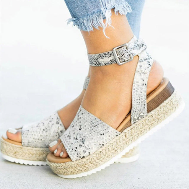 Women's Comfortable Wedge Sandals-MODAUTLET