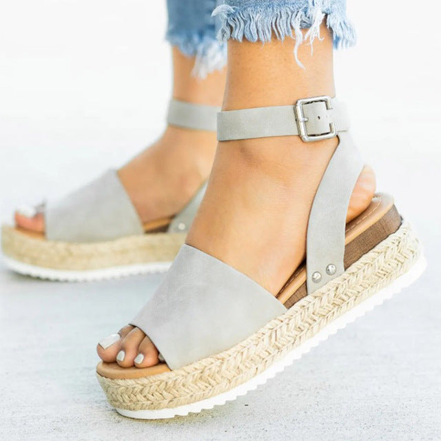 Women's Comfortable Wedge Sandals-MODAUTLET