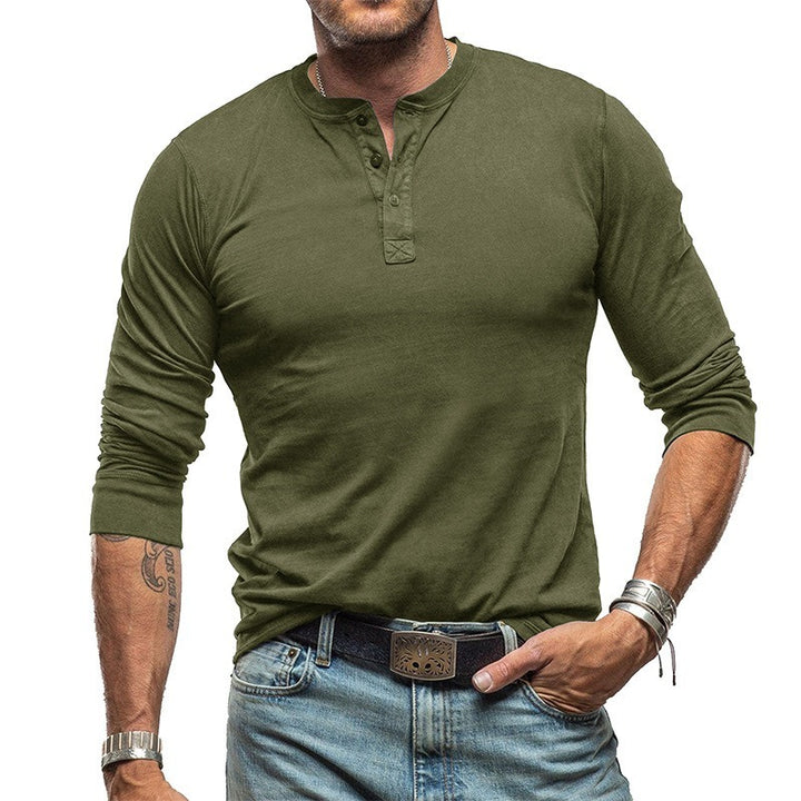 Men's Supreme Fit Henley Shirt-MODAUTLET