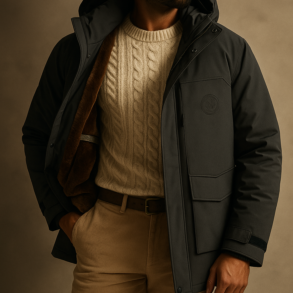 Whitley Down Jacket - Ultra-Warm and Stylish Ash
