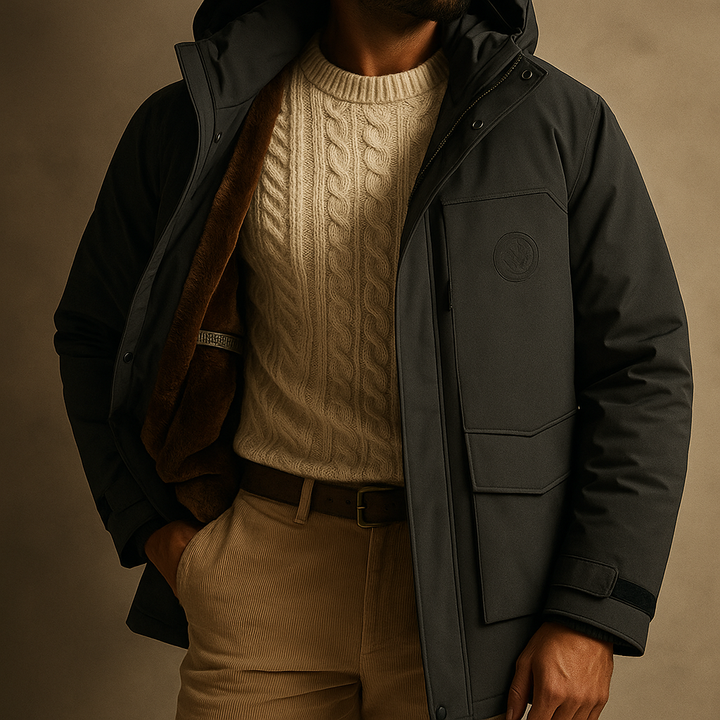 Whitley Down Jacket - Ultra-Warm and Stylish Ash