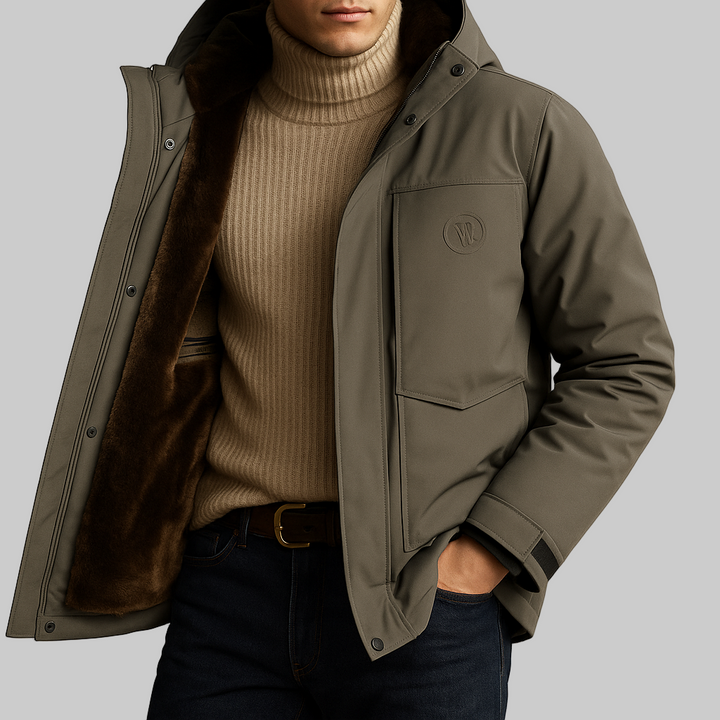 Whitley Down Jacket - Ultra-Warm and Stylish Olive