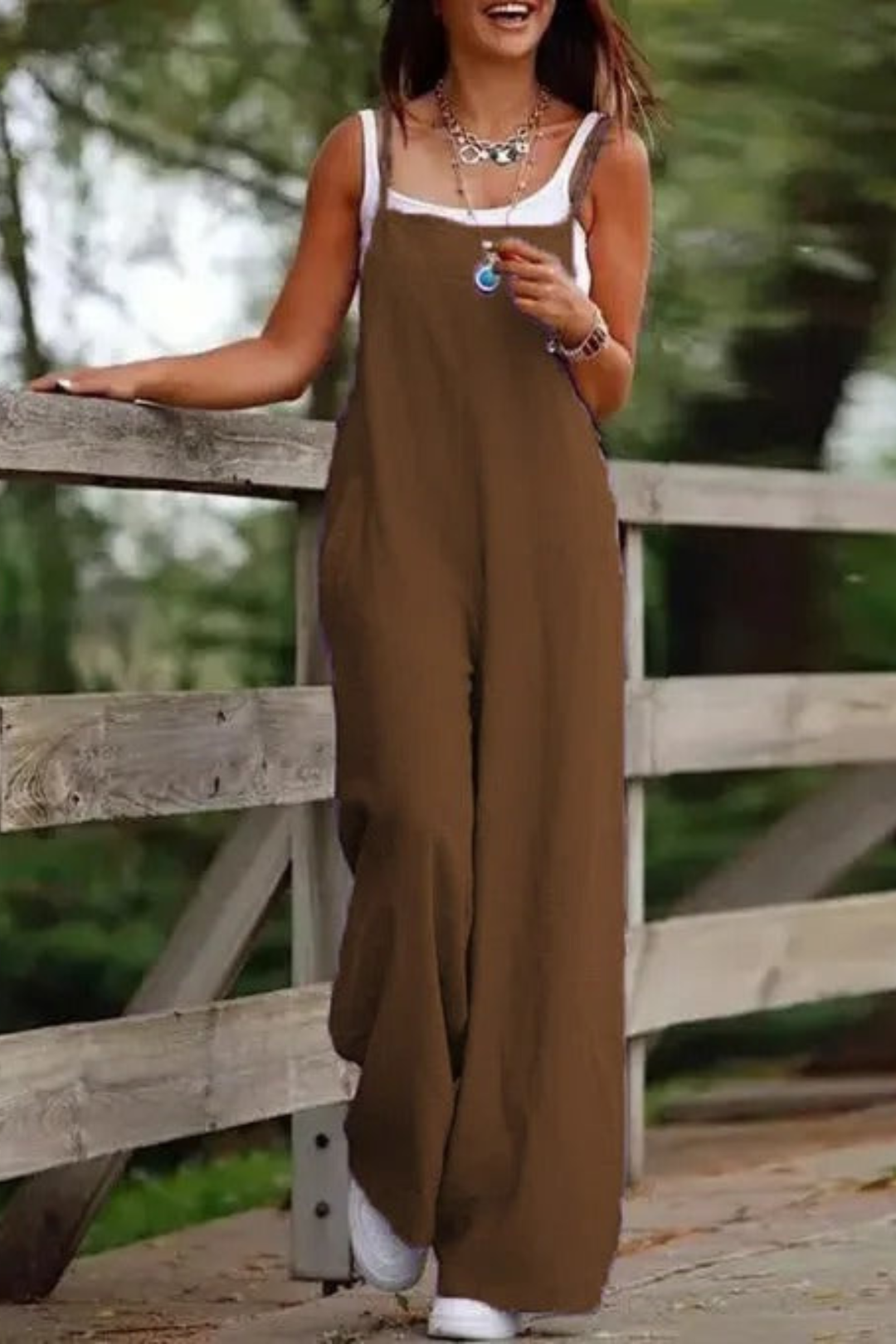 Sophia | Damen-Jumpsuit mit weitem Bein für mühelosen Stil