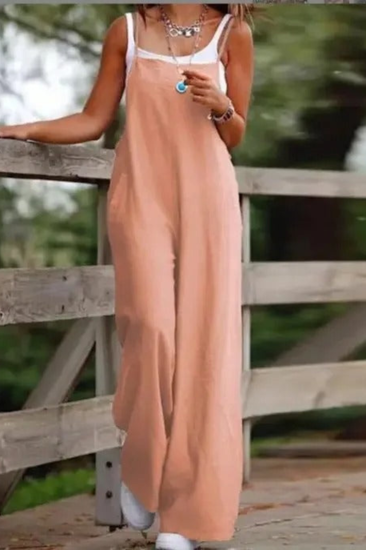 Sophia | Damen-Jumpsuit mit weitem Bein für mühelosen Stil