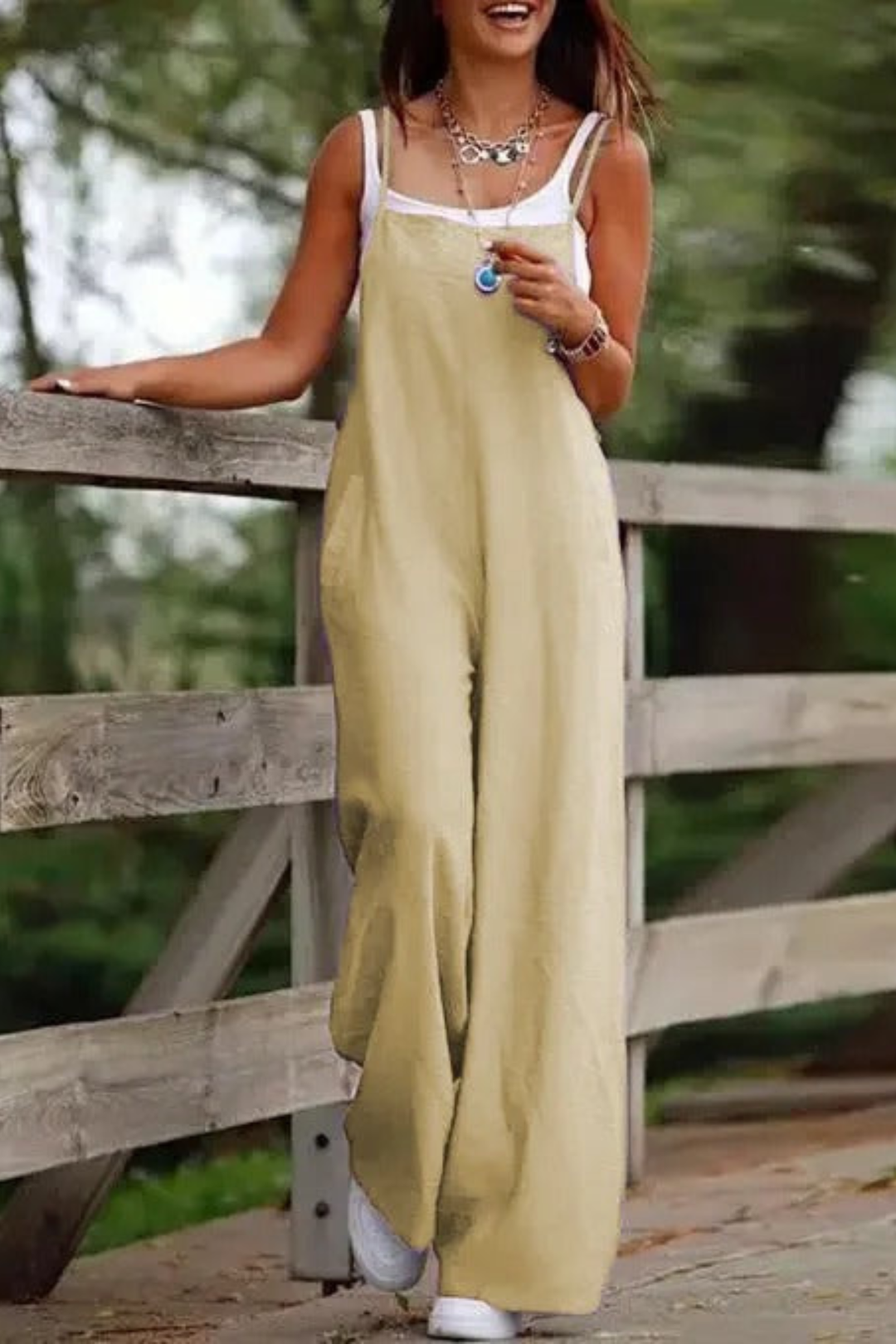 Sophia | Damen-Jumpsuit mit weitem Bein für mühelosen Stil