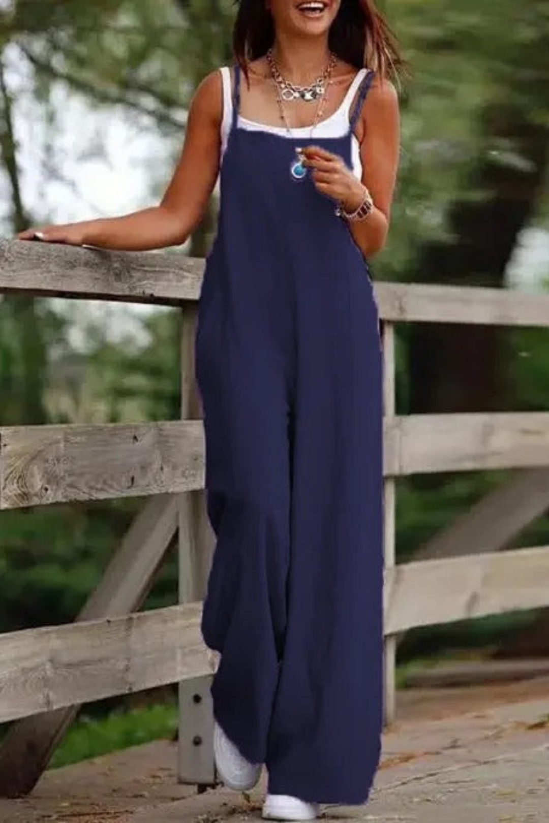 Sophia | Damen-Jumpsuit mit weitem Bein für mühelosen Stil