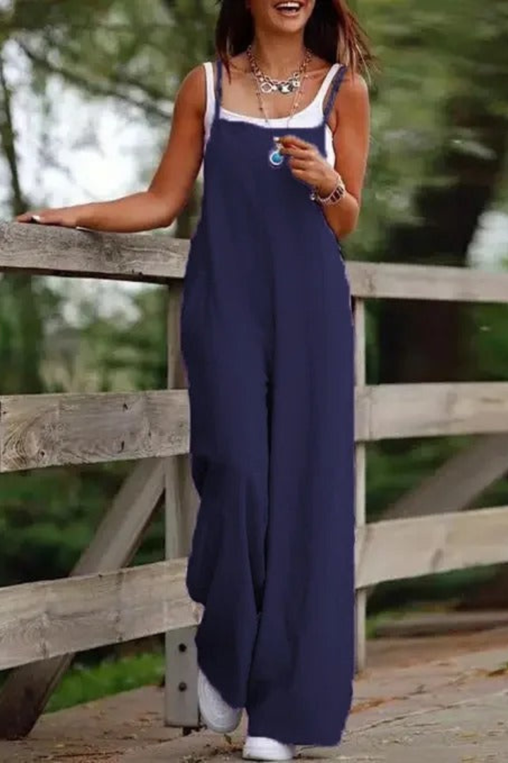 Sophia | Damen-Jumpsuit mit weitem Bein für mühelosen Stil