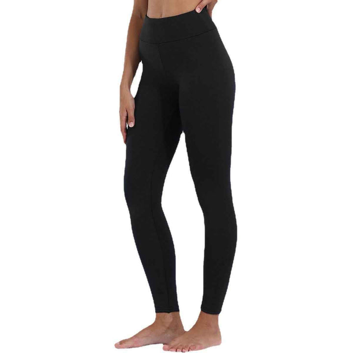 Winter Thermal Leggings Cropped Thick Warm High Waist-MODAUTLET