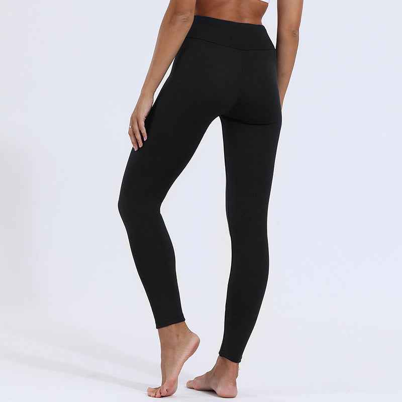 Winter Thermal Leggings Cropped Thick Warm High Waist-MODAUTLET