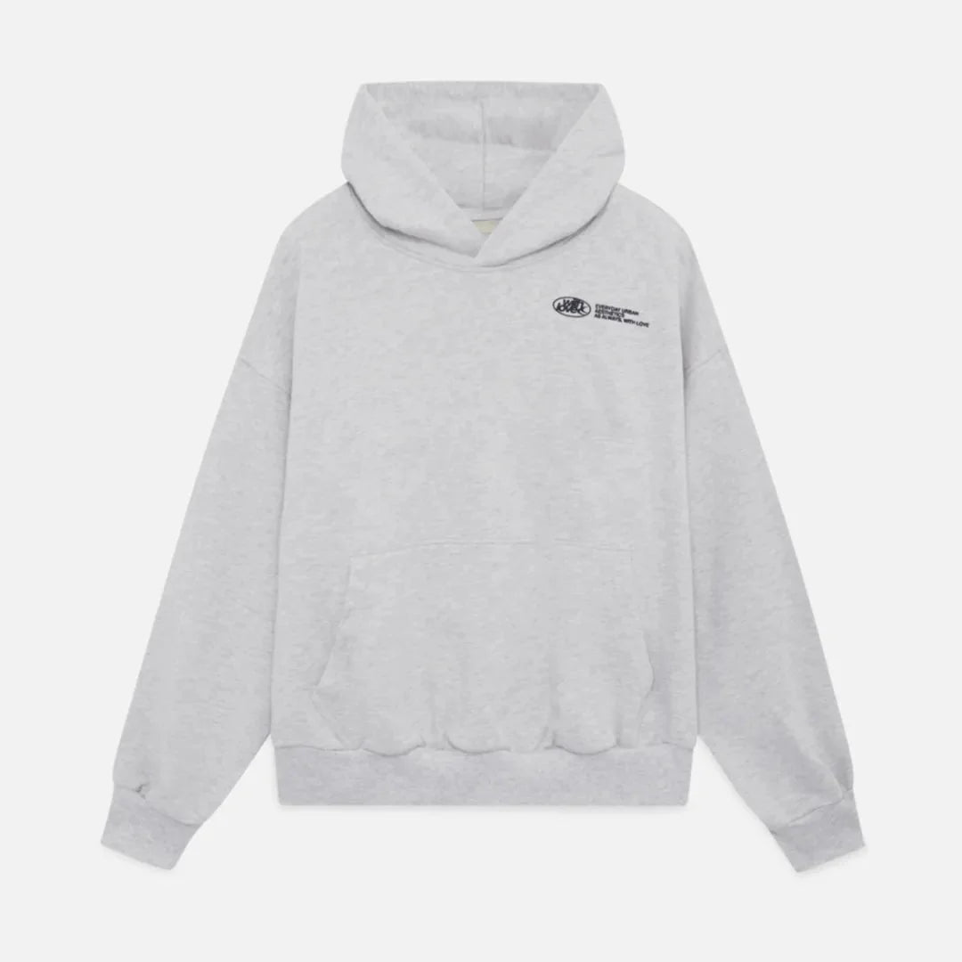 Statement Casual Hoodie with Love-MODAUTLET