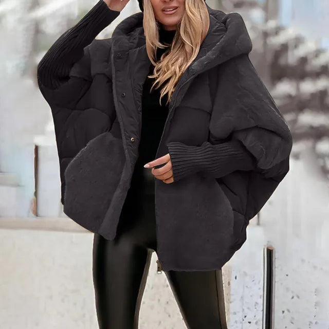 Women Hooded Down Jacket Winter Coat Puffer Warmth