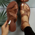 Women's Strappy Sandals Chocolate