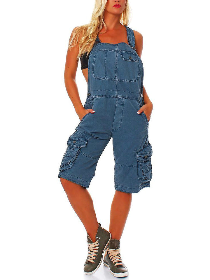Emma | Latzshorts für Damen im Cargostil