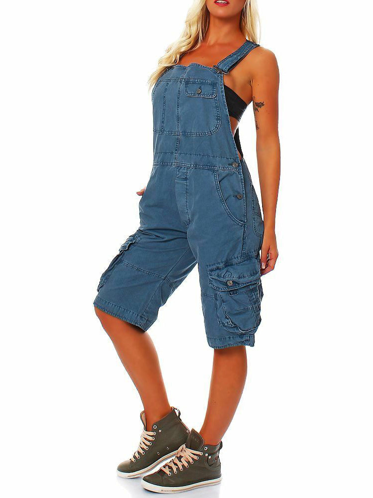 Emma | Latzshorts für Damen im Cargostil