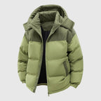 Women's Hooded Puffer Coat Green