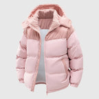 Women's Hooded Puffer Coat Pink