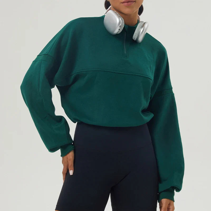 Women's Active Pullover - Comfortable and Stylish Workout Top-MODAUTLET