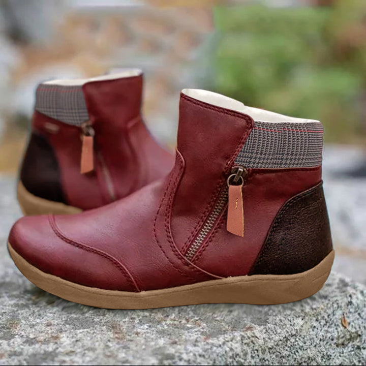 Women's All-Weather Supportive Boots Red