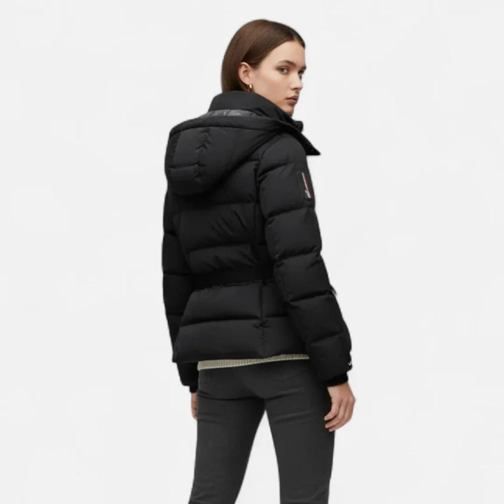 Women's Belted Puffer Coat
