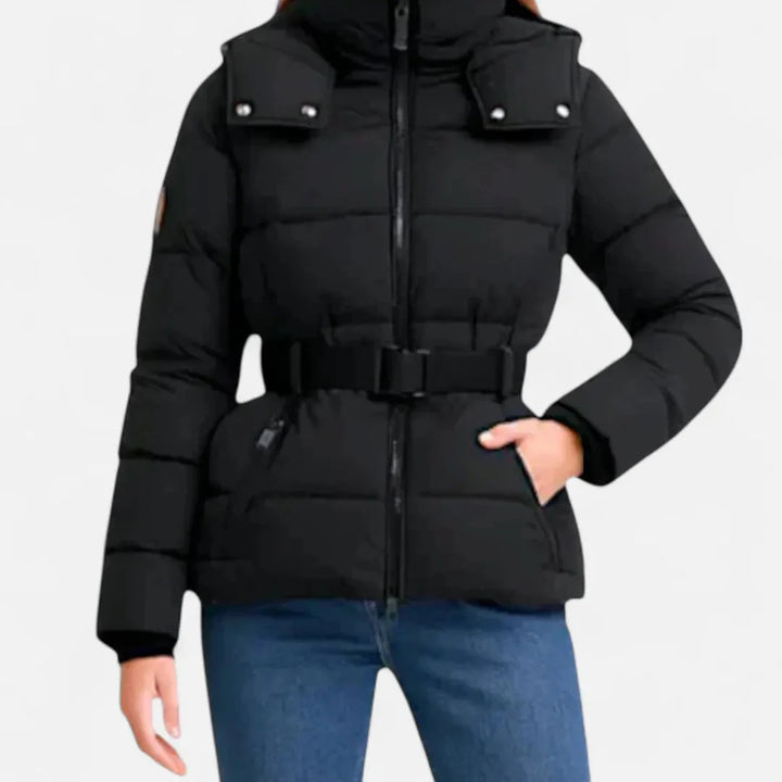 Women's Belted Puffer Coat