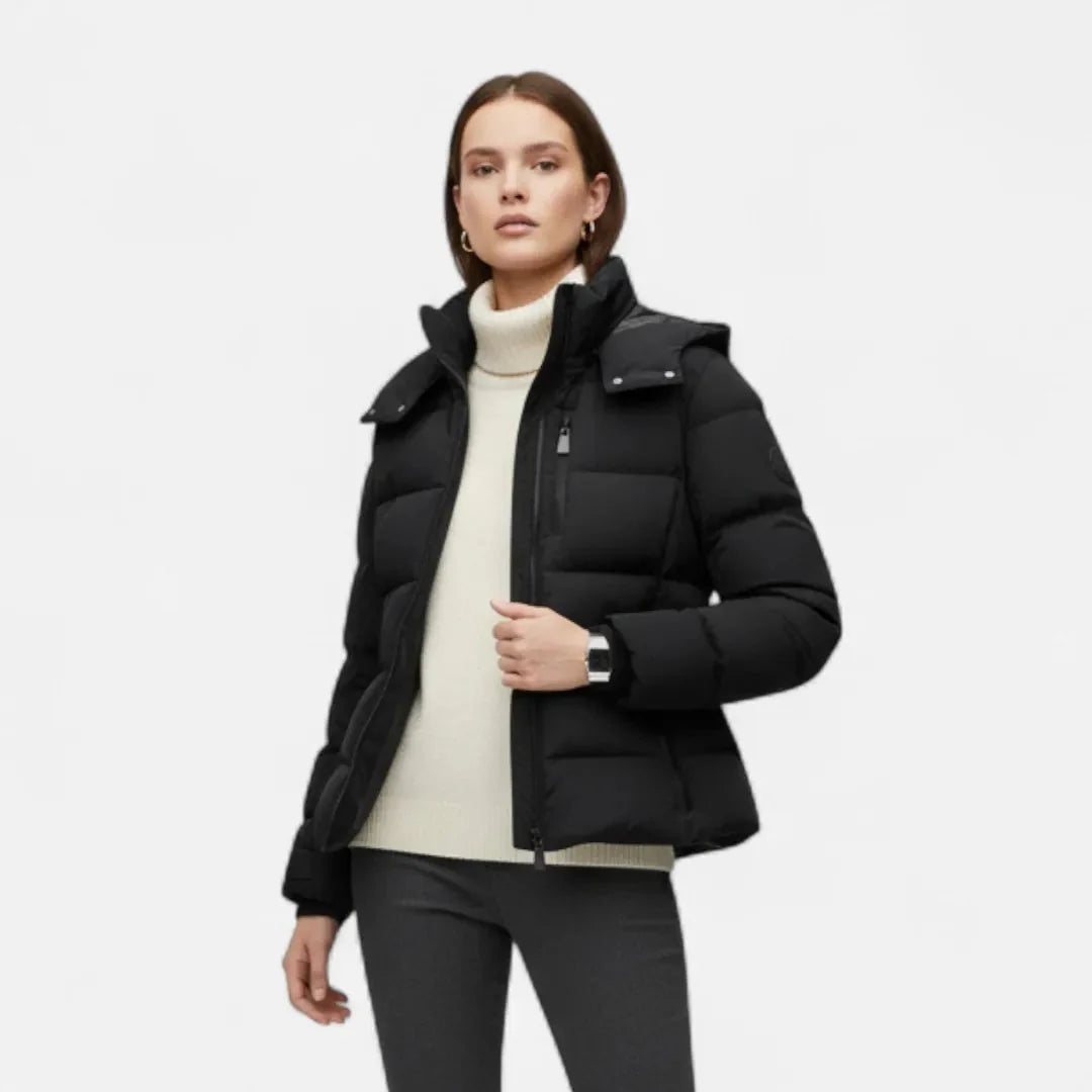 Women's Belted Puffer Coat