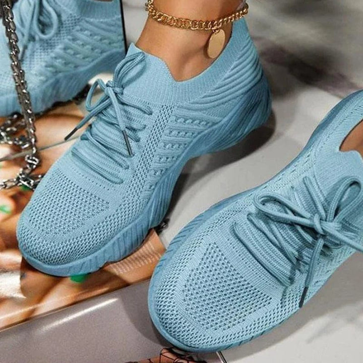Women's Breathable Trainers Light Blue
